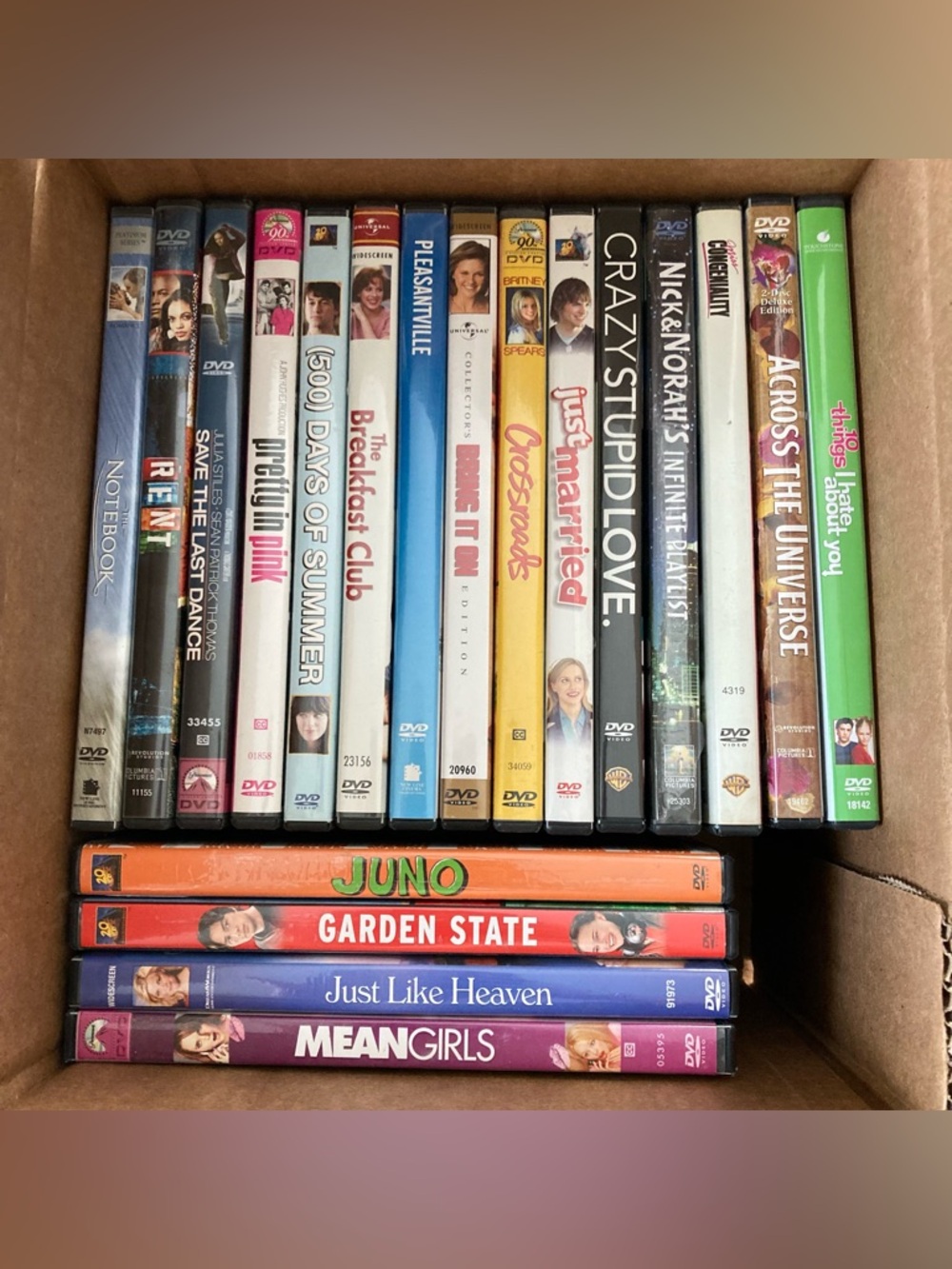 Assorted DVD Movie Lot - 19 Films Romantic Comedy Musical Teen Chick Flick